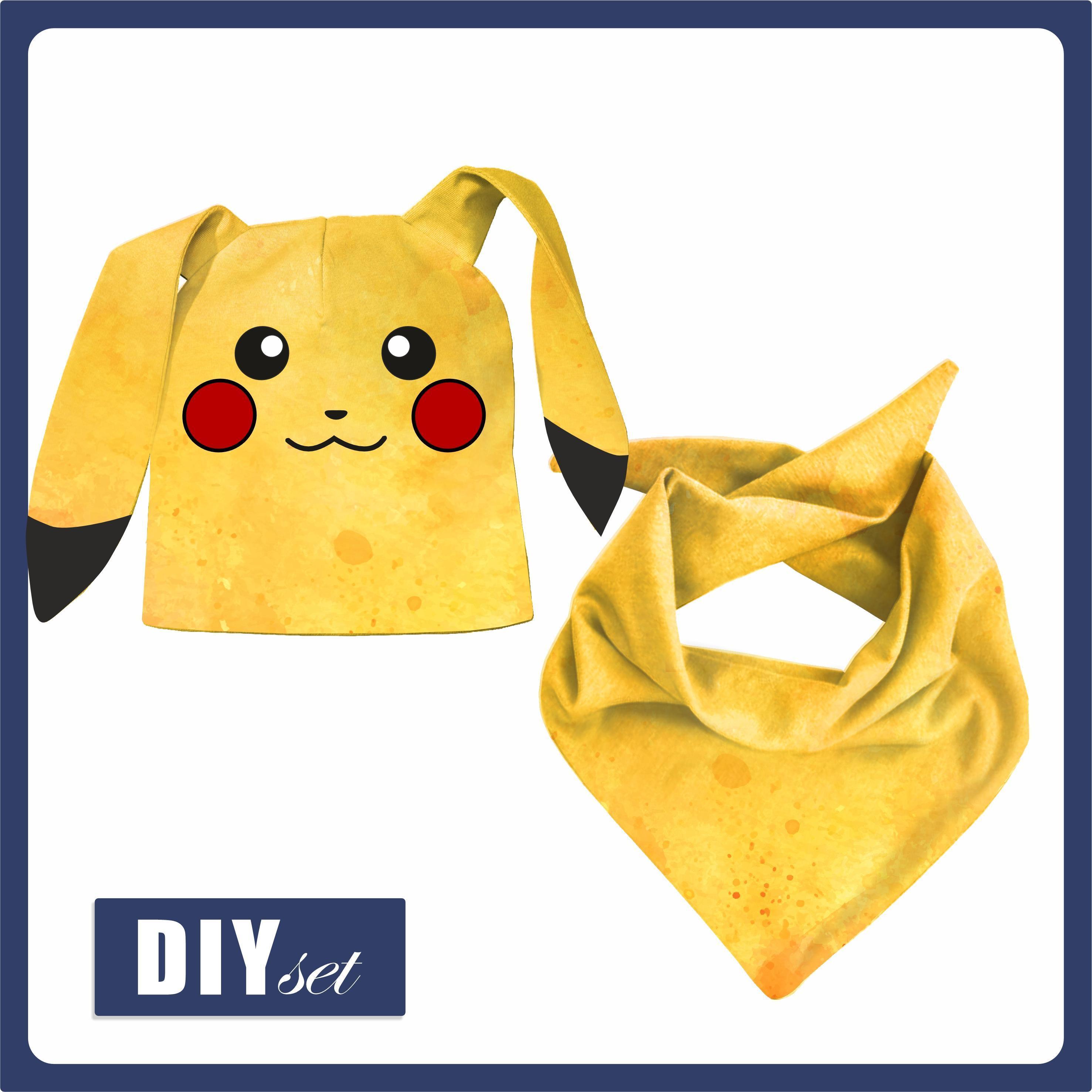 KID'S CAP AND SCARF (BUNNY) - ELECTRICITY 51-54