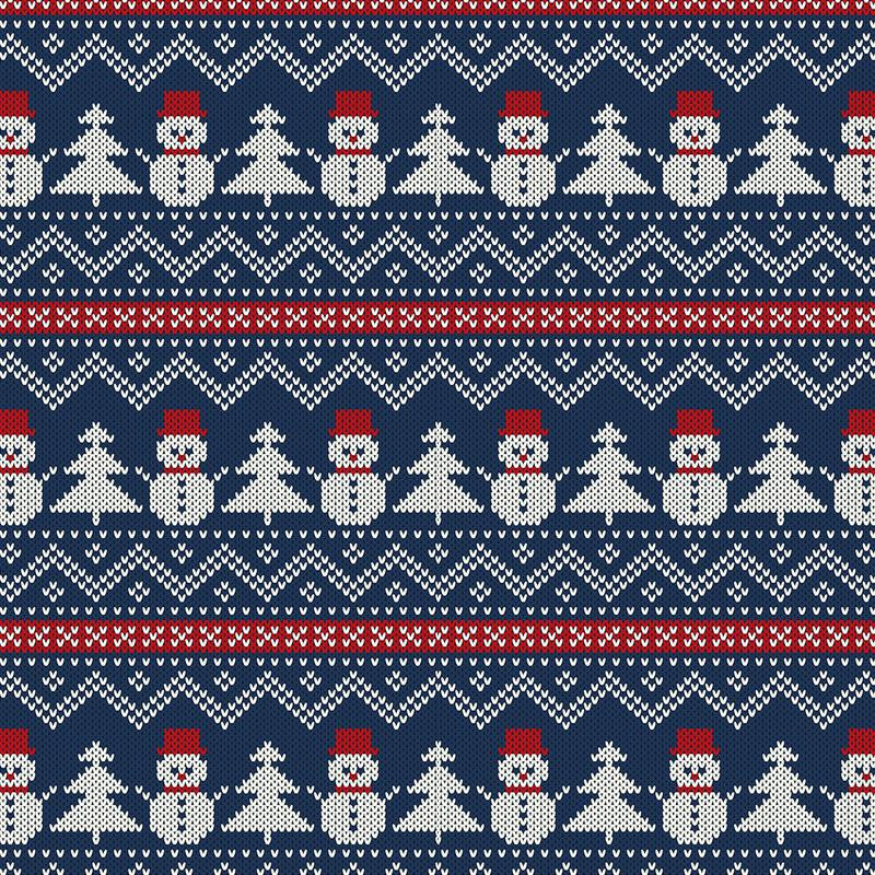 SNOWMEN WITH CHRISTMAS TREES