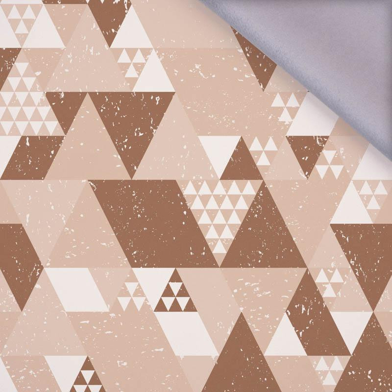 TRIANGLES / brown - softshell
