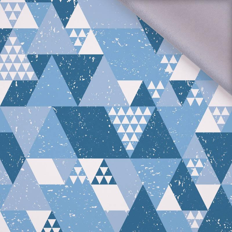 TRIANGLES / classic blue - softshell