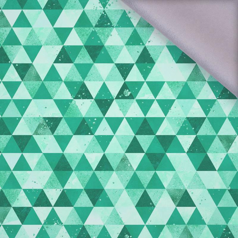 SMALL TRIANGLES / green - softshell