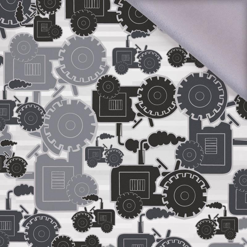 TRACTORS / gray - softshell