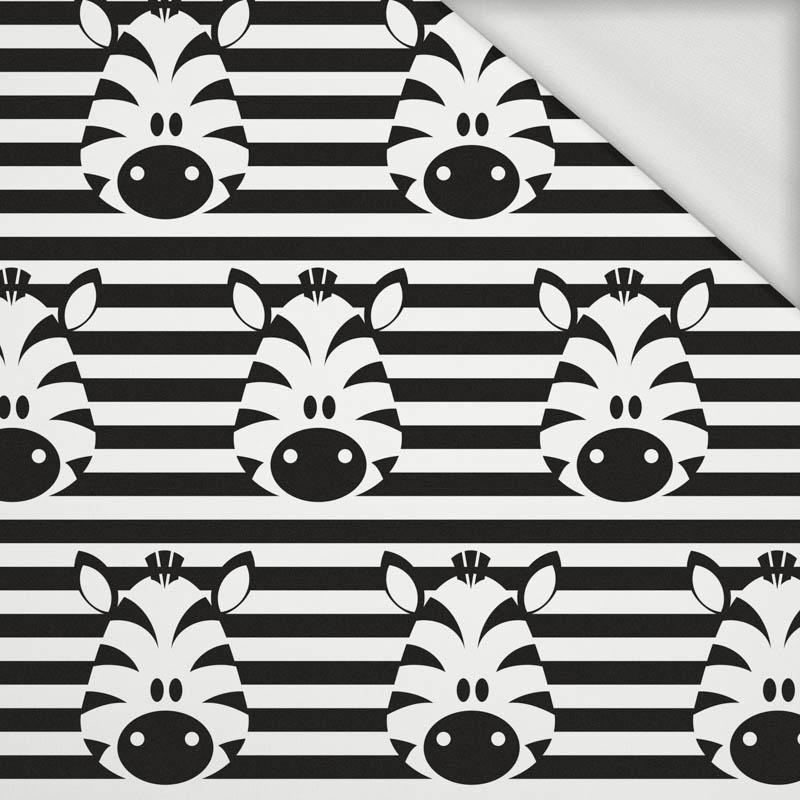 ZEBRAS / white  - Viscose jersey