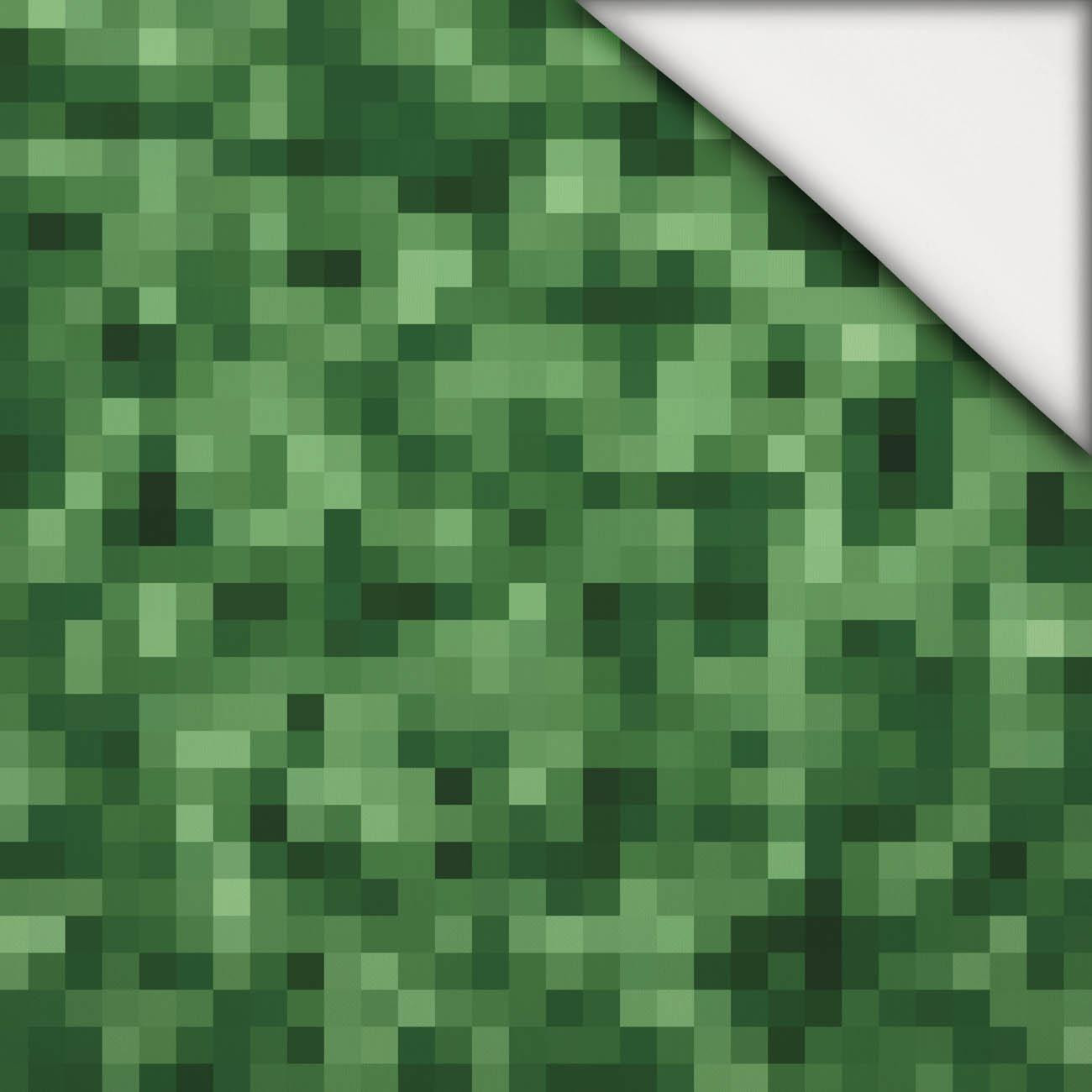PIXELS pat. 2 / olive - light brushed knitwear