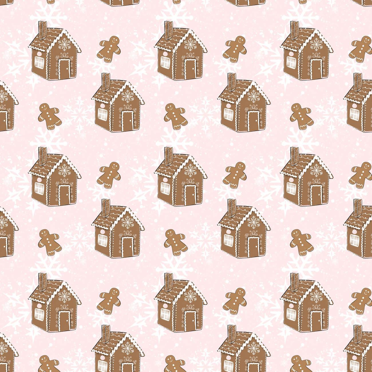 GINGERBREAD HOUSE pat. 2 (WINTER) 