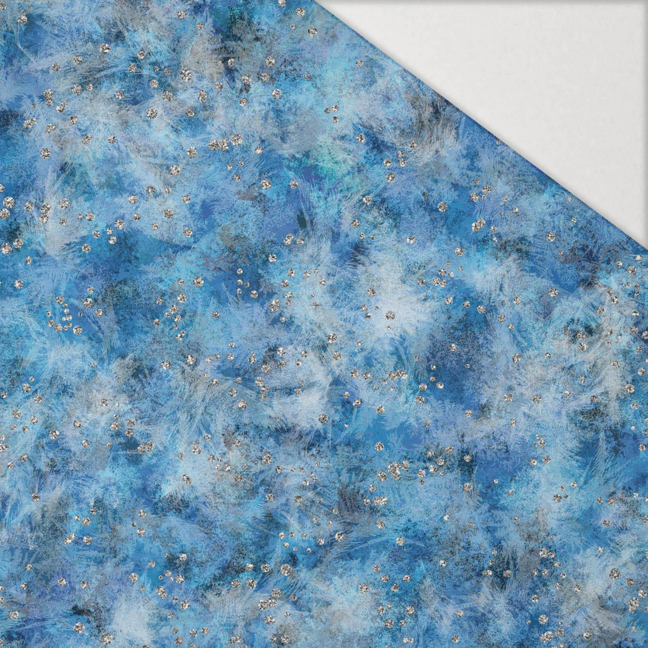 GLITTER FROST (WINTER IS COMING) - Hydrophobic brushed knit