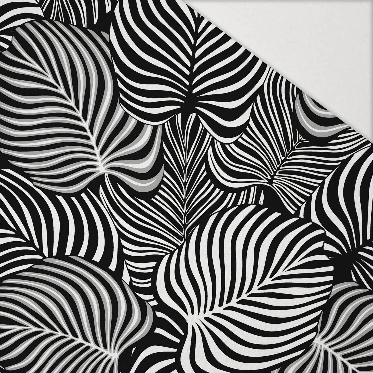 ZEBRA LEAVES - Hydrophobic brushed knit