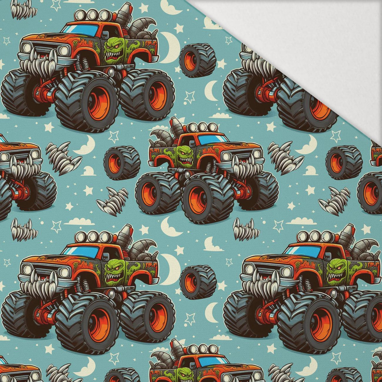 MONSTER TRUCK PAT. 1 - Hydrophobic brushed knit MONSTER TRUCK PAT. 1 - Hydrophobic brushed knit