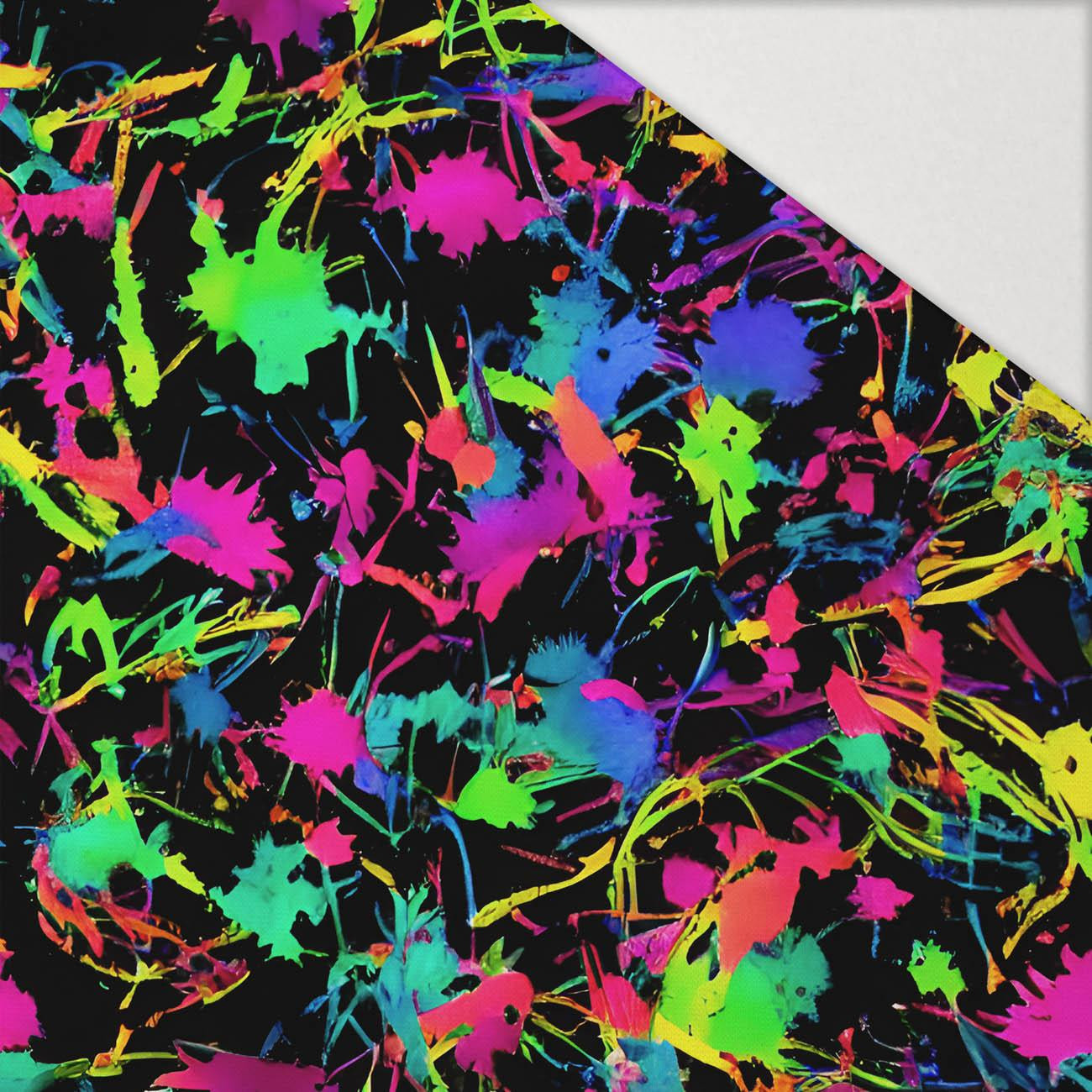 NEON SPECKS PAT. 2 - Hydrophobic brushed knit NEON SPECKS PAT. 2 - Hydrophobic brushed knit