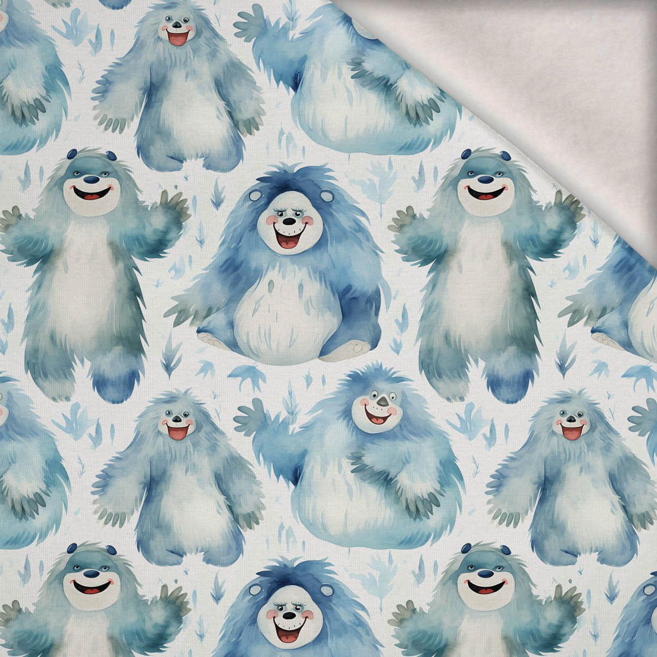 HAPPY YETI PAT. 2 - brushed knitwear with elastane ITY HAPPY YETI PAT. 2 - brushed knitwear with elastane ITY