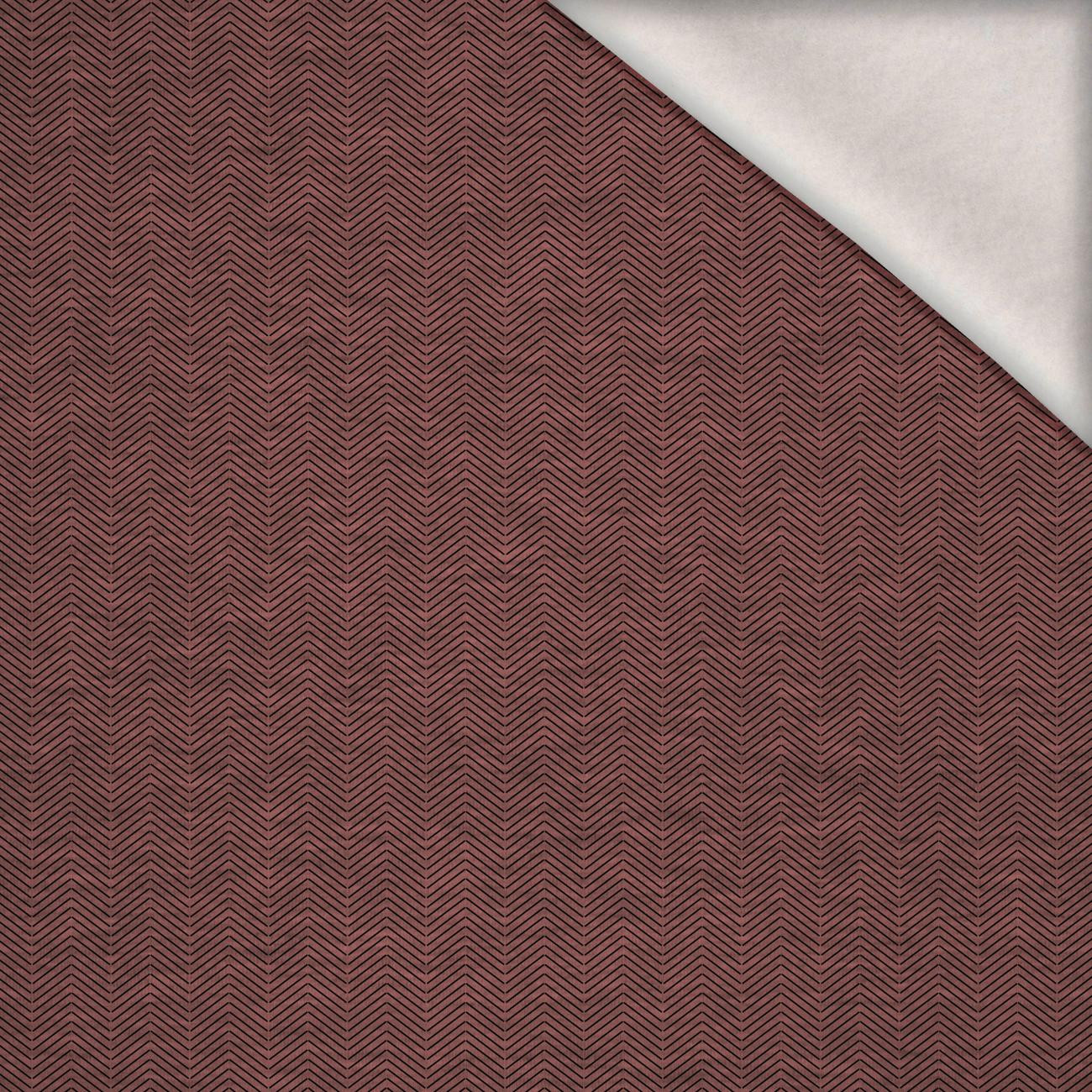 HERRINGBONE / NIGHT CALL / rose quartz - brushed knitwear with elastane ITY