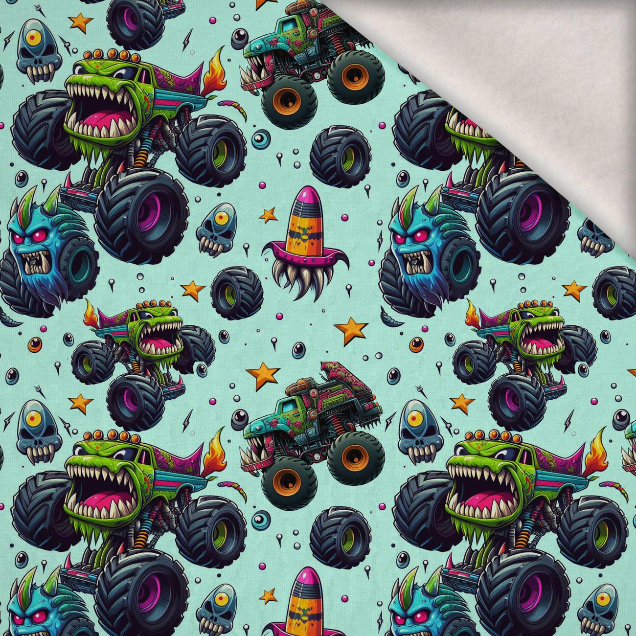 MONSTER TRUCK PAT. 3 - brushed knitwear with elastane ITY