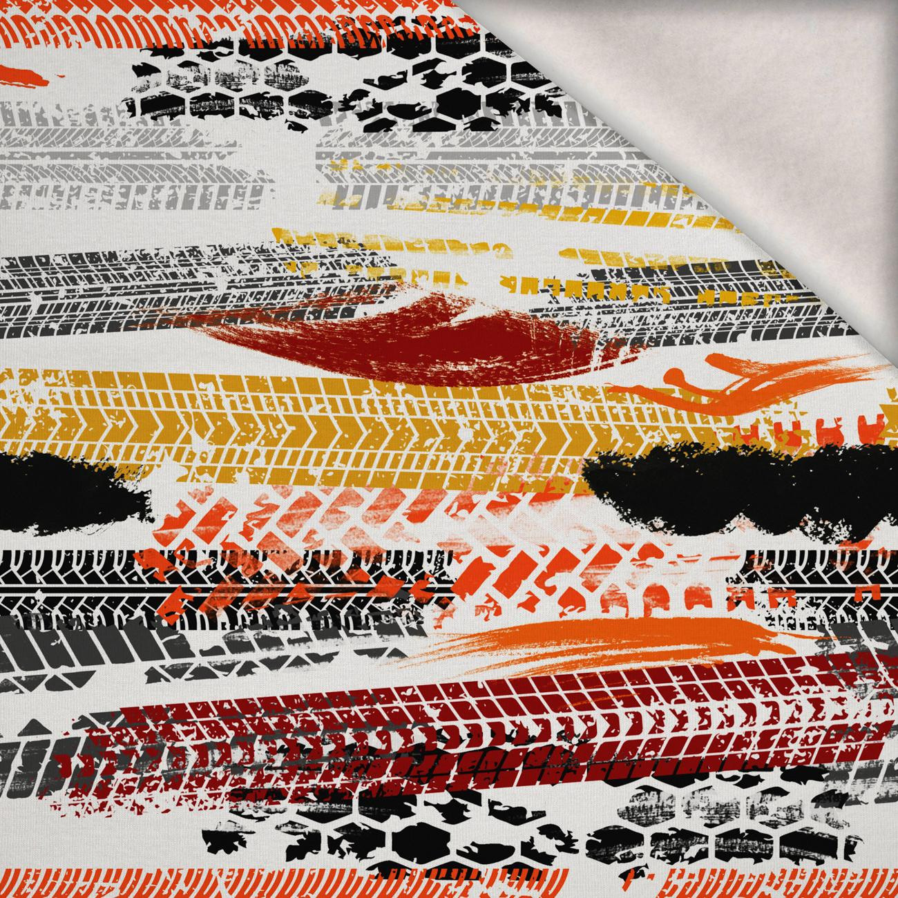 TIRE MARKS PAT. 2 - brushed knitwear with elastane ITY