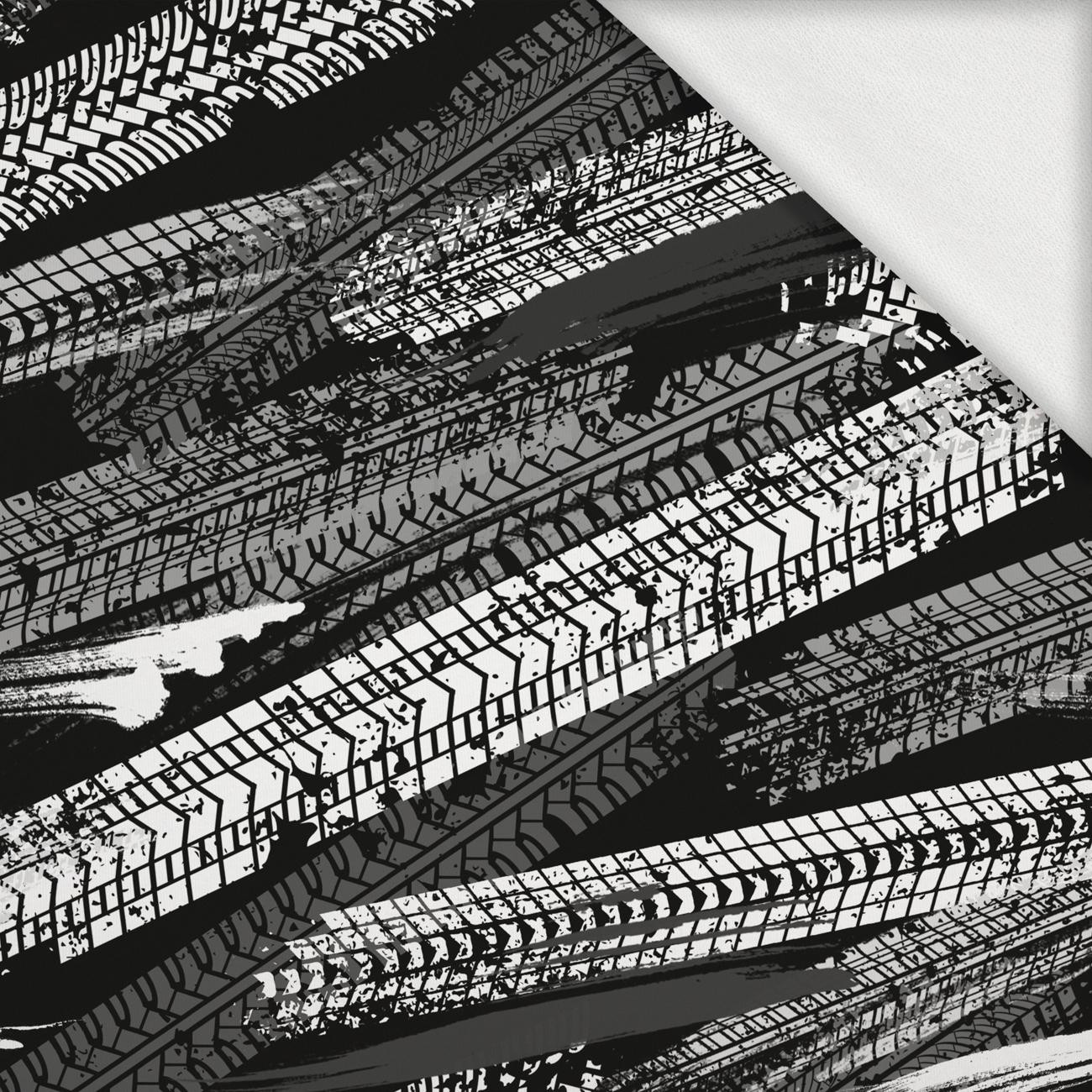 TIRE MARKS PAT. 4 - looped knit fabric with elastane ITY TIRE MARKS PAT. 4 - looped knit fabric with elastane ITY