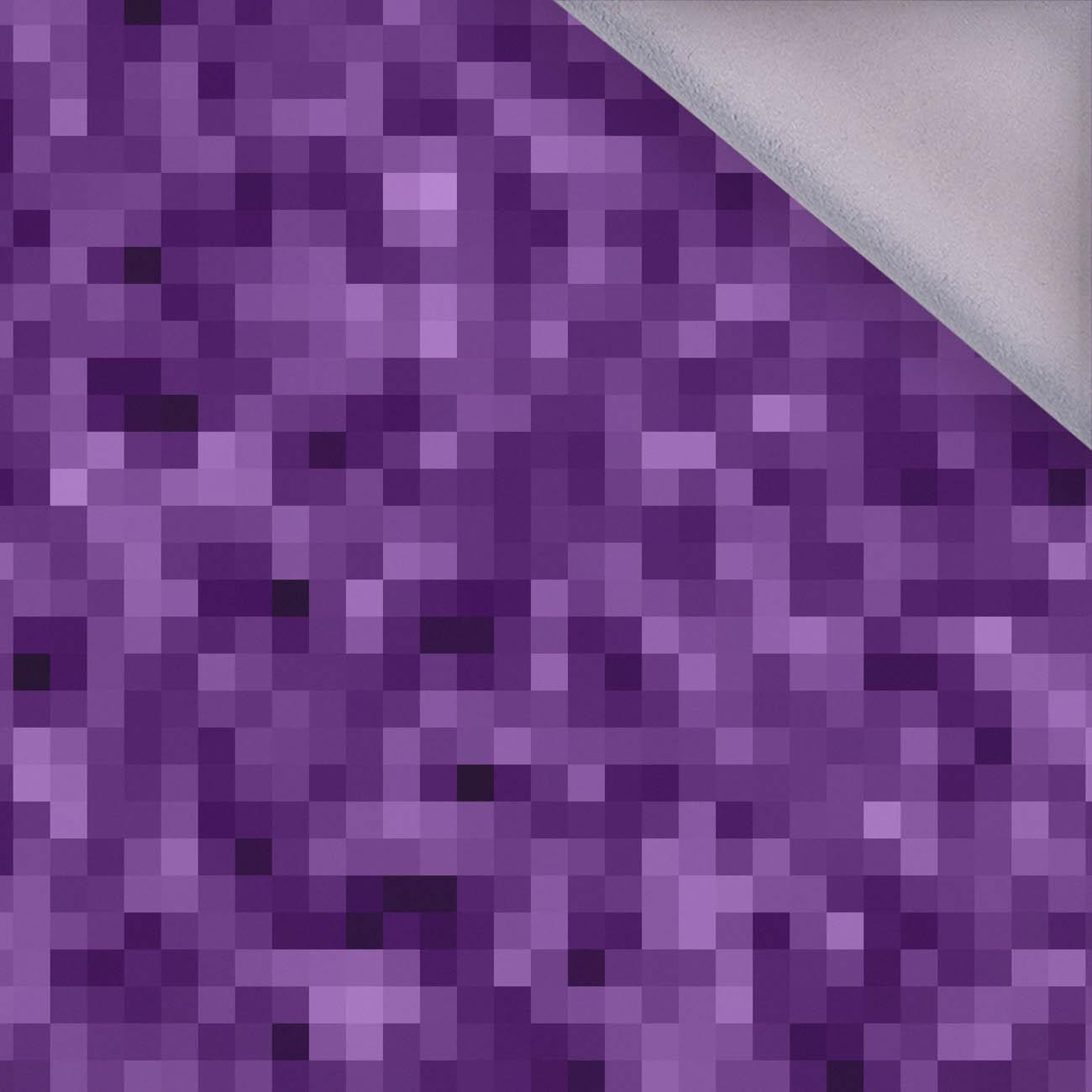 PIXELS pat. 2 / violet - softshell
