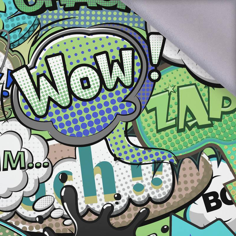 COMIC BOOK (green - blue) - softshell