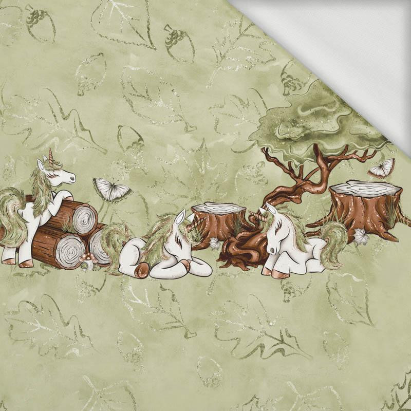 PANDA / MINT size "M" 50x60 cm - white (back) - panel looped knit 