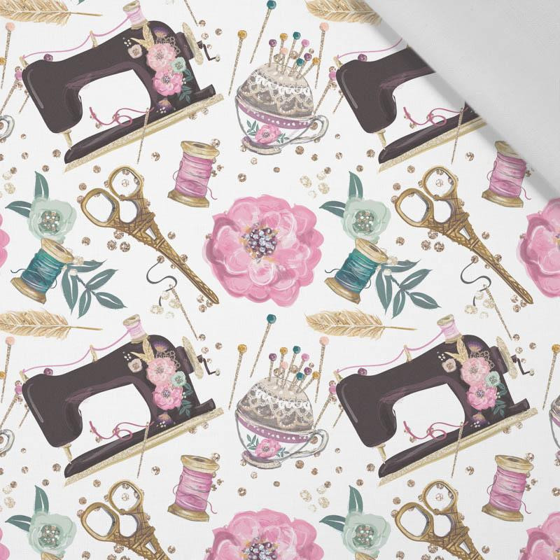 SKATER / blue - Cotton woven fabric