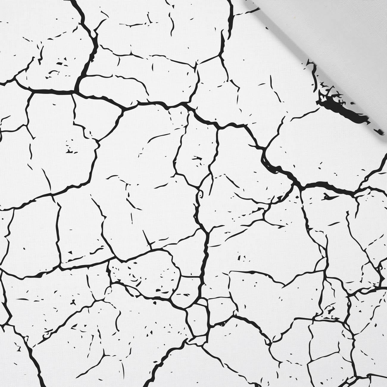 SCORCHED EARTH (black) - Cotton woven fabric