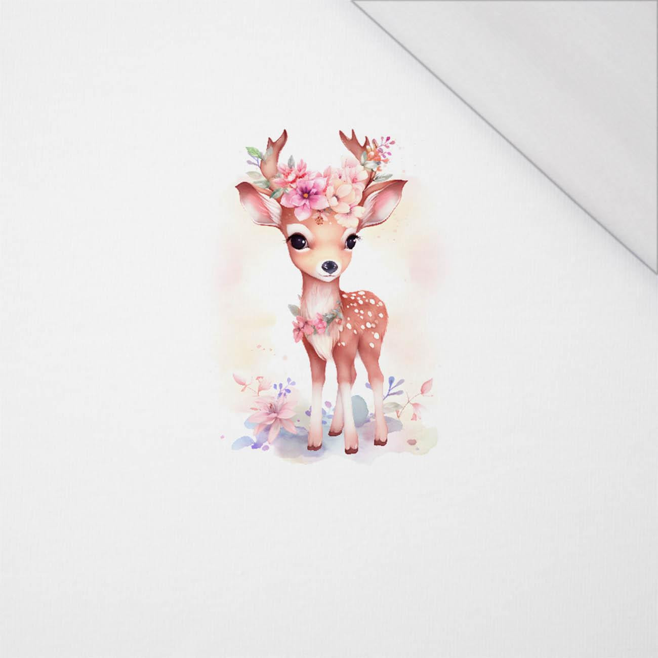 BABY DEER - panel (75cm x 80cm) SINGLE JERSEY PANEL