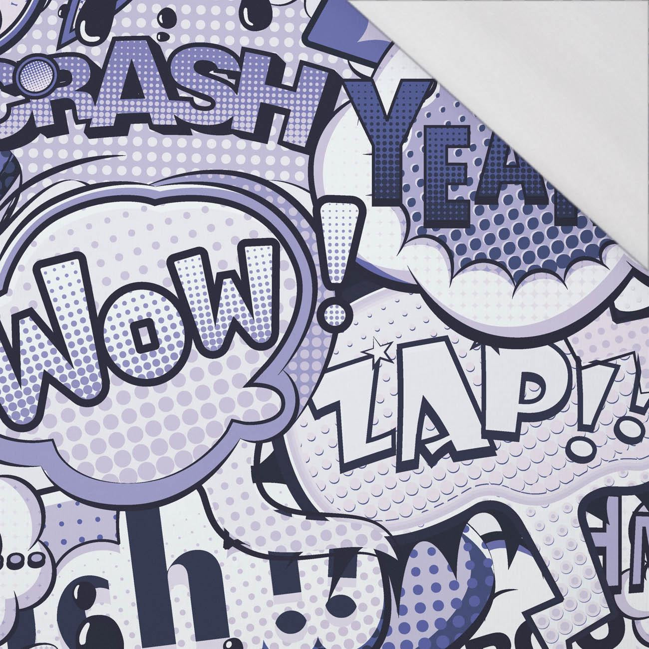 COMIC BOOK (Very Peri) - single jersey with elastane 