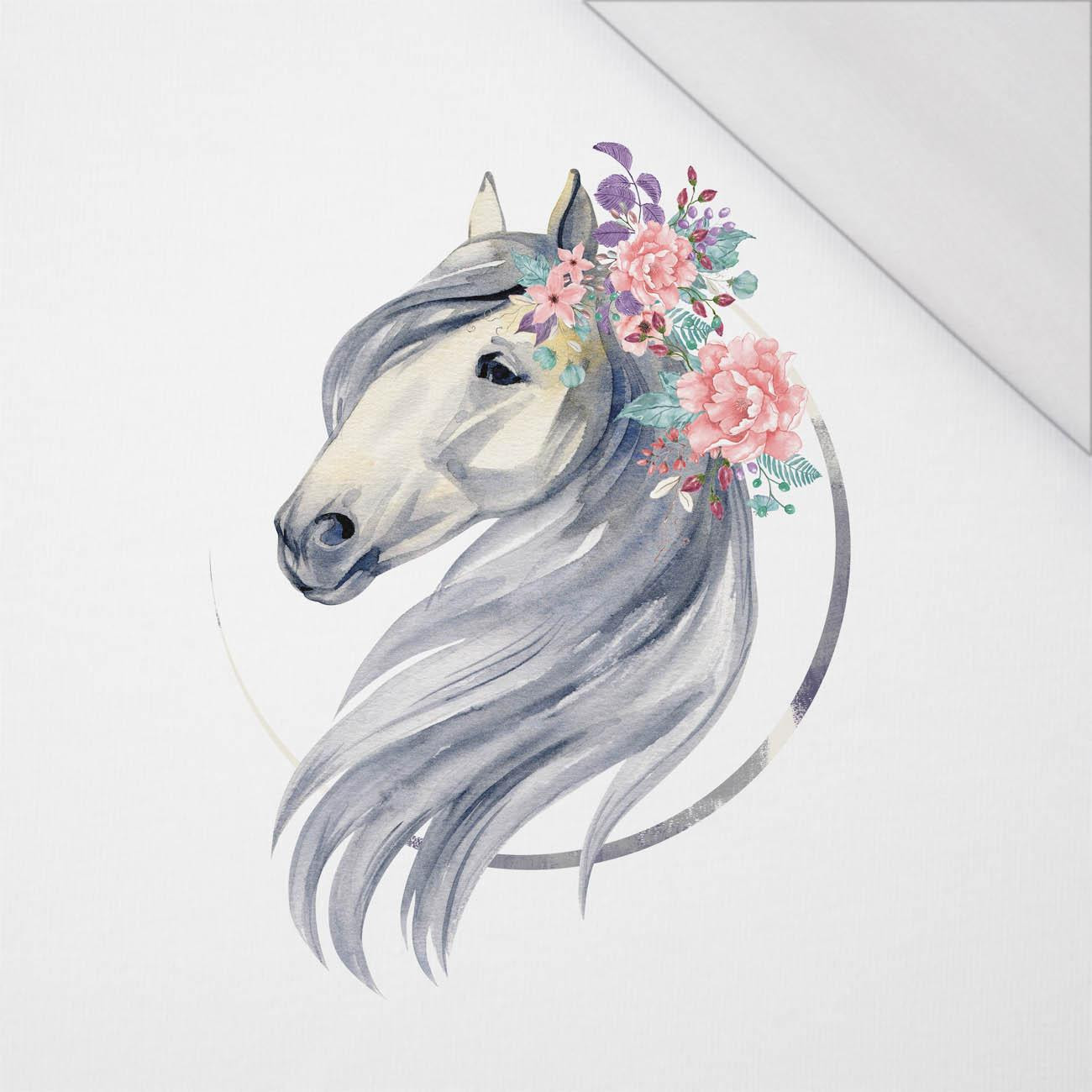 HORSE pat. 2 - panel (75cm x 80cm) SINGLE JERSEY PANEL