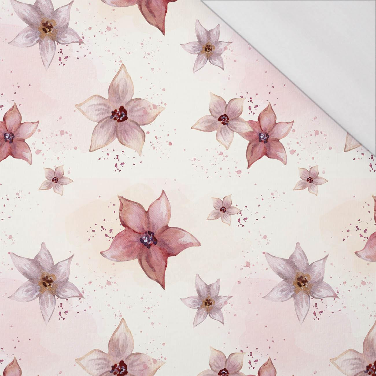 DRAGON FLOWERS PAT. 1 - single jersey with elastane 