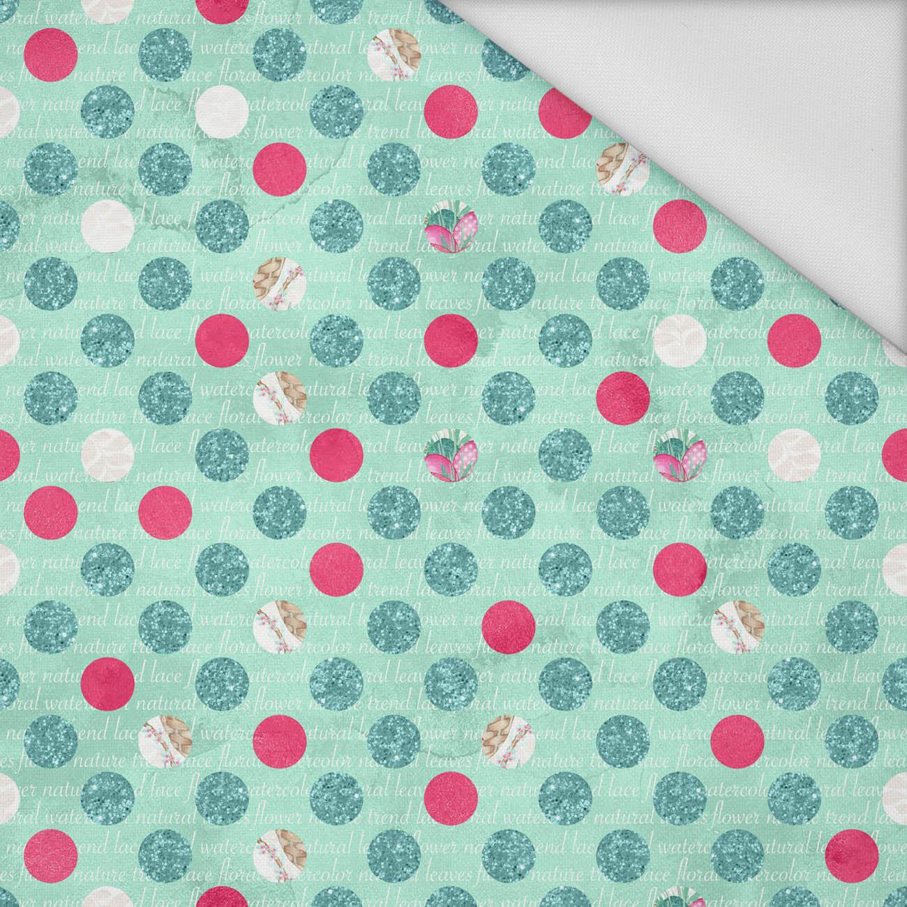 GLITTER DOTS PAT 3 - Waterproof woven fabric