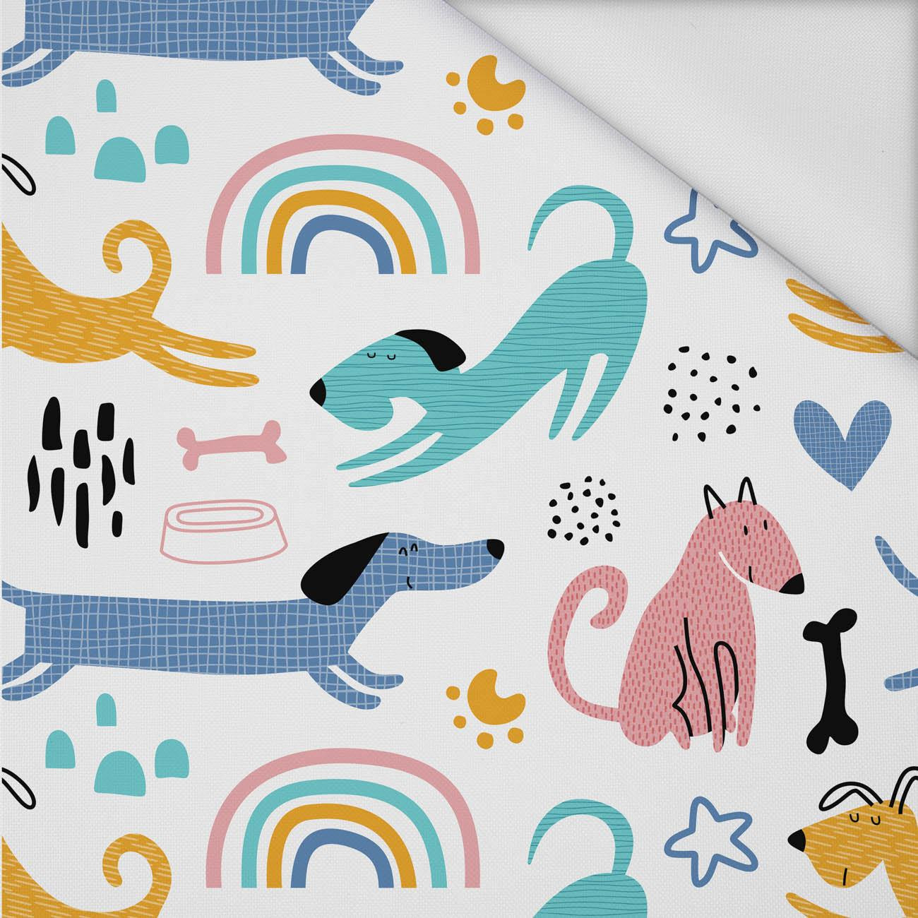 PAINTED DOGS - Waterproof woven fabric