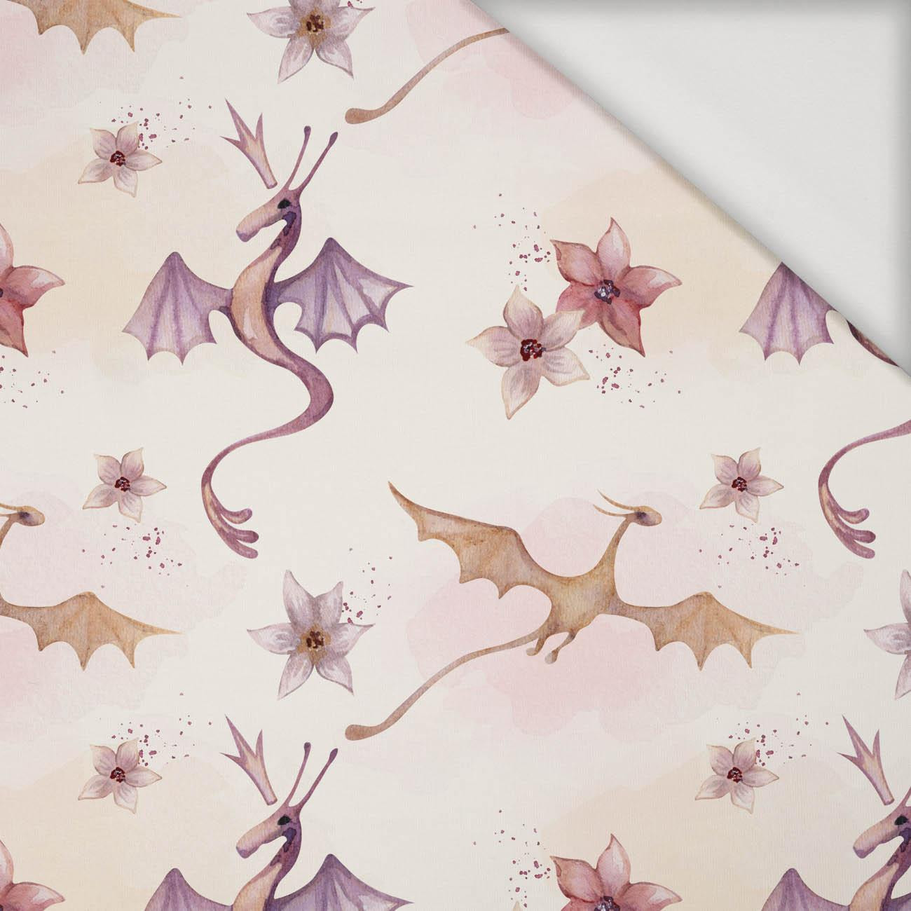 DRAGON FLIGHTS PAT. 1 - Viscose jersey