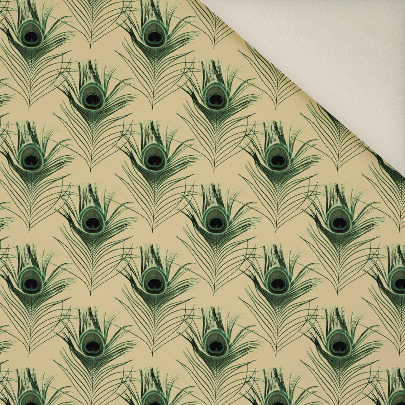 PEACOCK FEATHERS pat. 2 (SAFARI)- Upholstery velour 