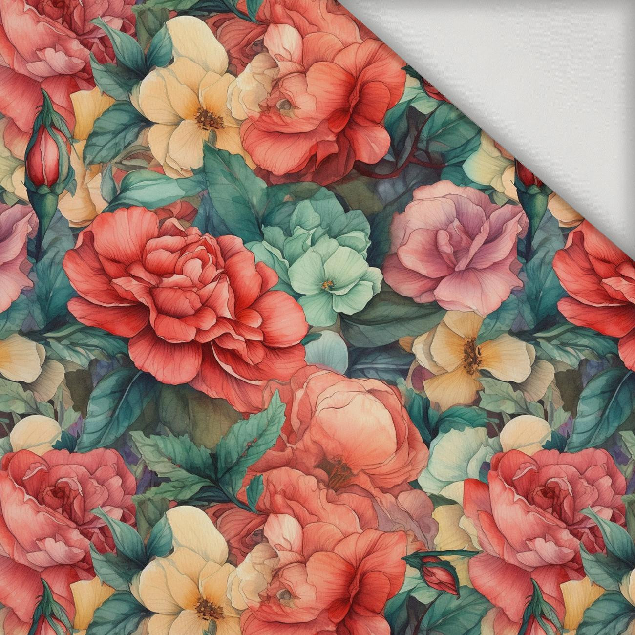 FLOWERS WZ.50 - Cotton woven fabric
