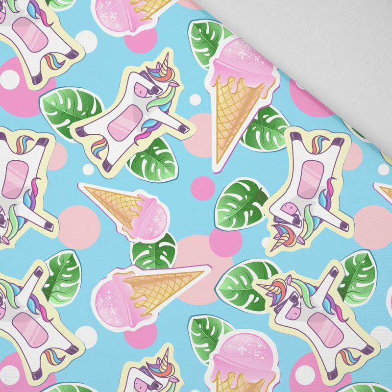 UNICORNS AND ICE CREAM / light blue - Panama 220g