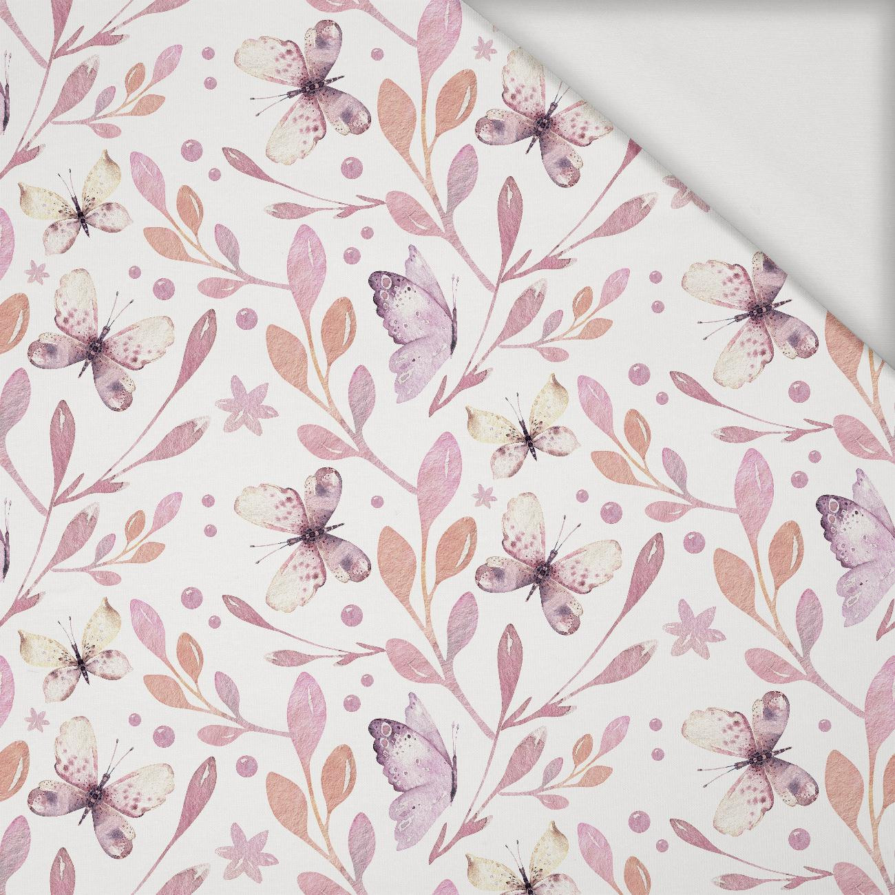 BUTTERFLIES MIX PAT. 2 (WATER-COLOR BUTTERFLIES) - Viscose jersey