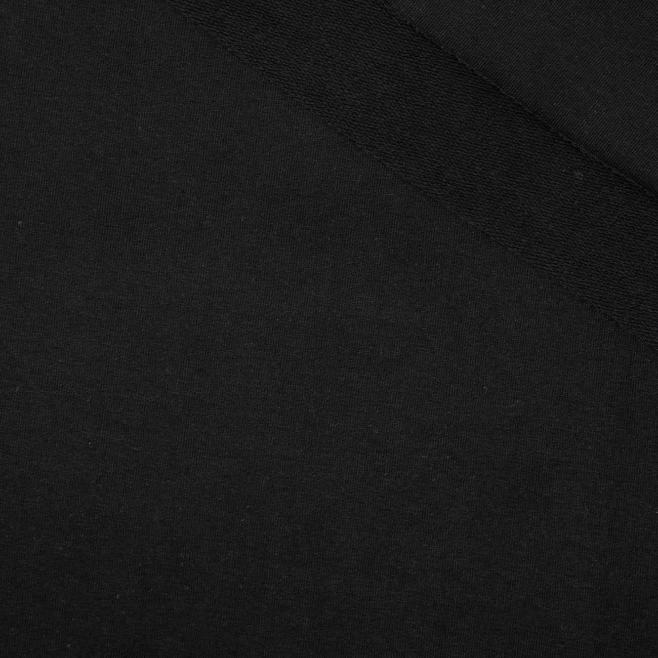 D-16 BLACK  - looped knitwear with elastan 