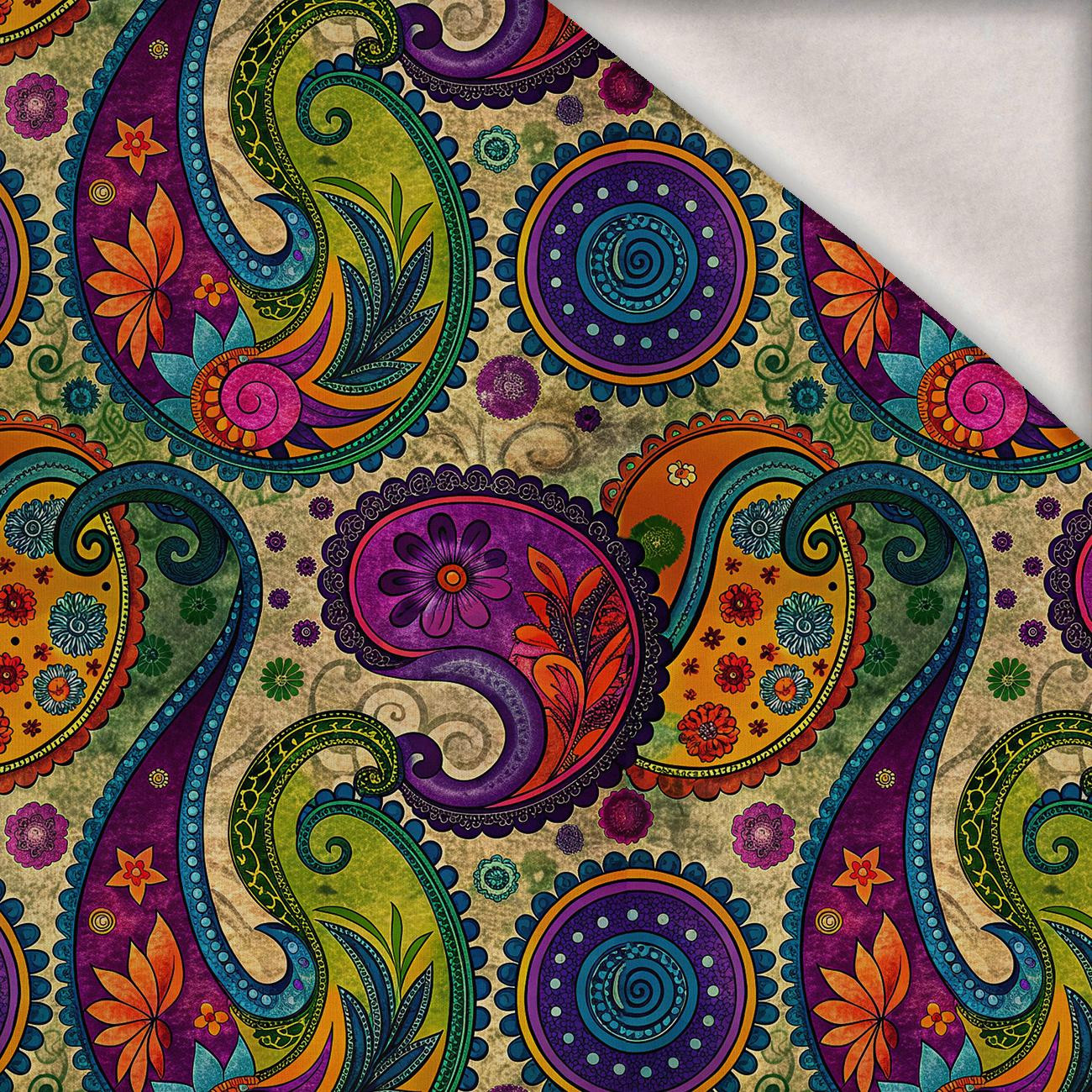 PAISLEY wz.18 - brushed knitwear with elastane ITY