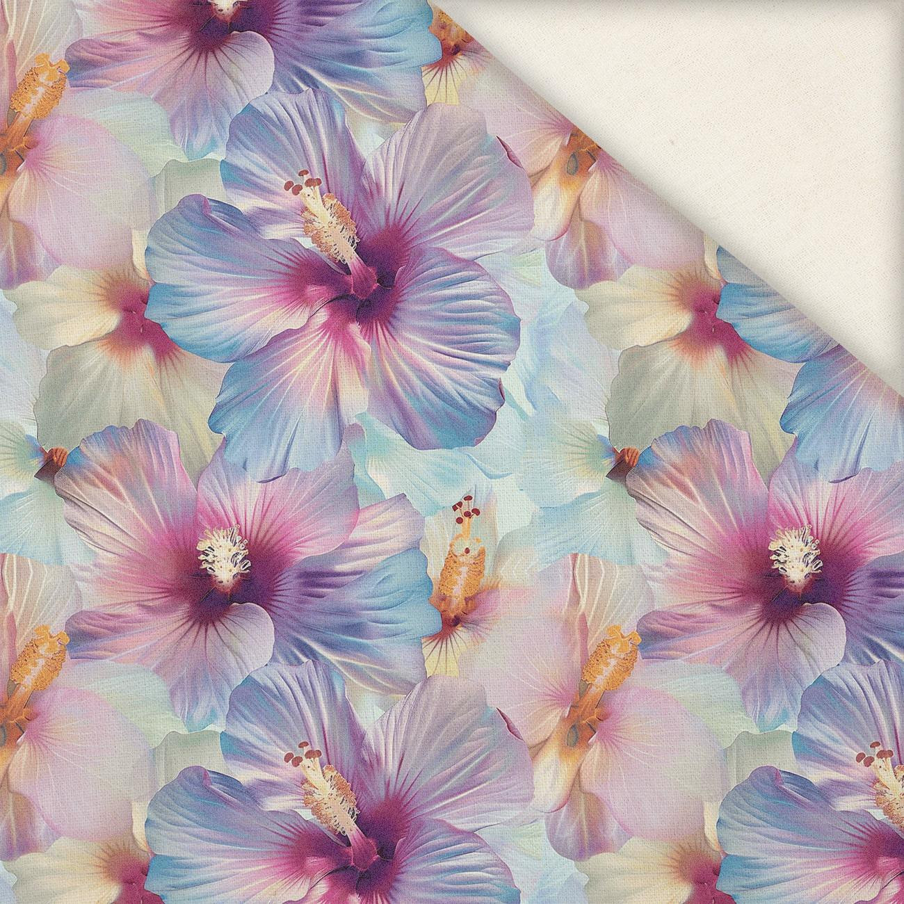 PASTEL FLOWERS WZ.11- Slub Weave