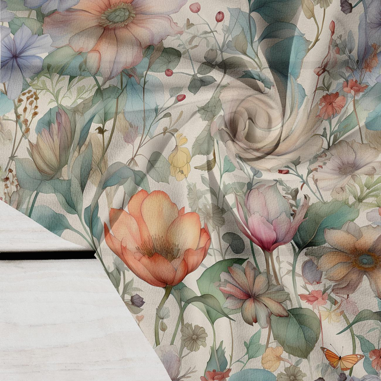 PASTEL FLOWERS WZ.12 - Crepe