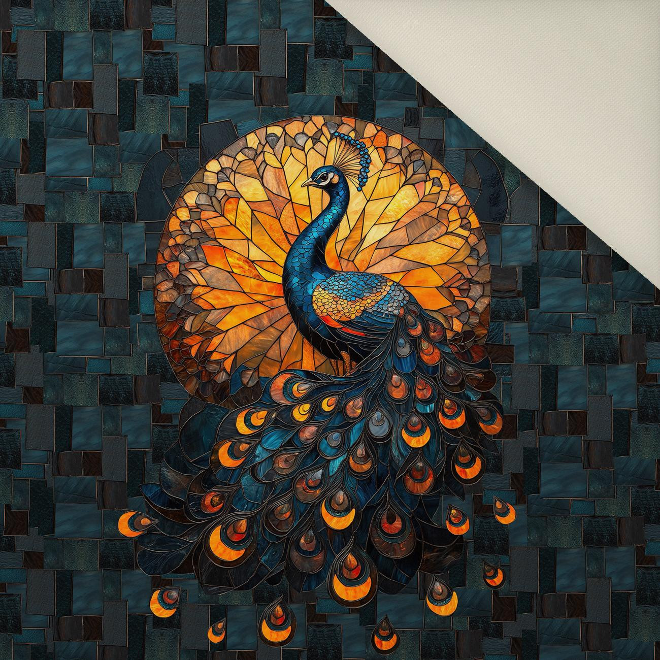 STAINED GLASS WZ.9 - panel (60cm x 50cm) Upholstery velour