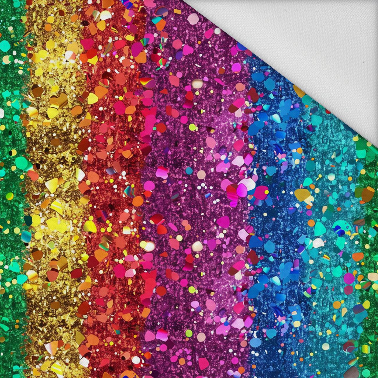 HOLOGRAPHIC RAINBOW wz. 1 - Waterproof woven fabric