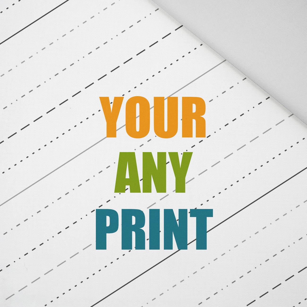 FABRIC WITH CUSTOM PRINT - Panama 220g