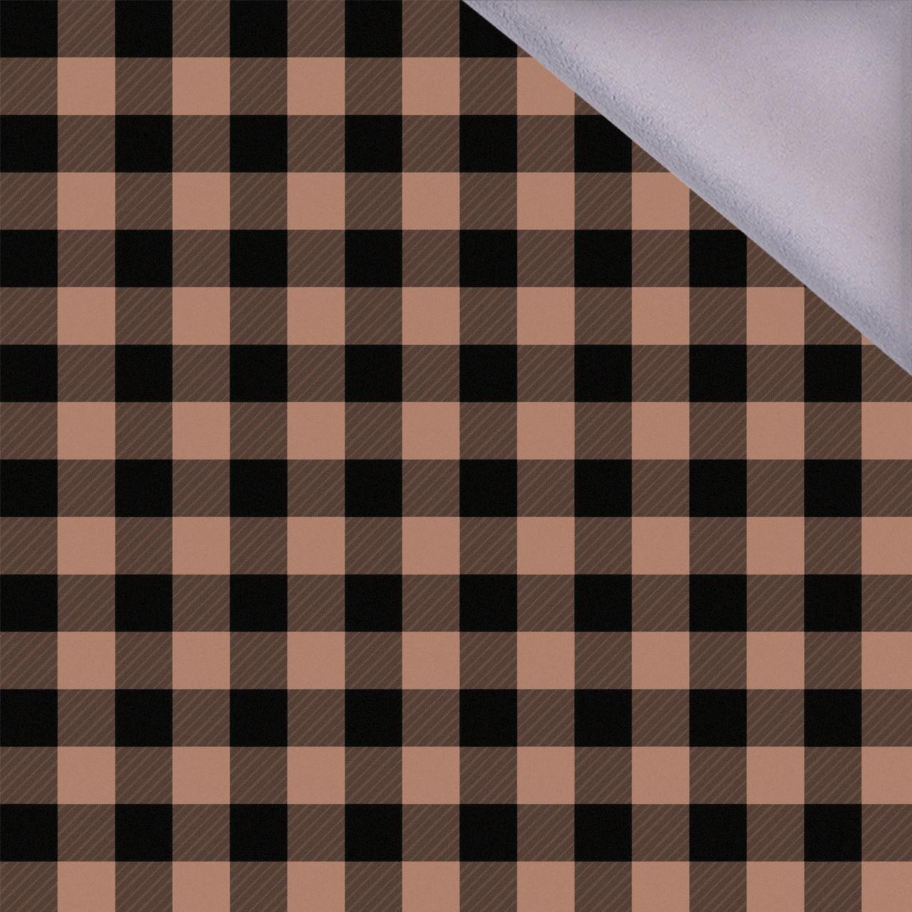 CHECK VICHY/ Mocha Mousse  - softshell