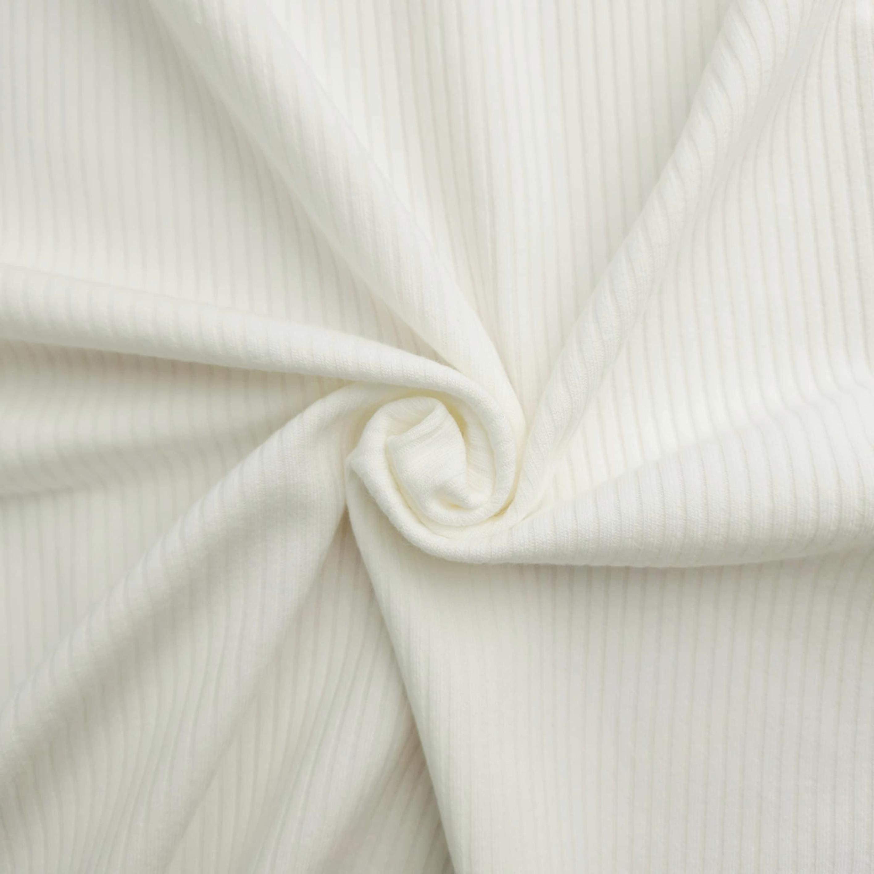 Ribbed Knit HARMONIA 4x2 - Cloud Dancer/ ECRU (D-02)