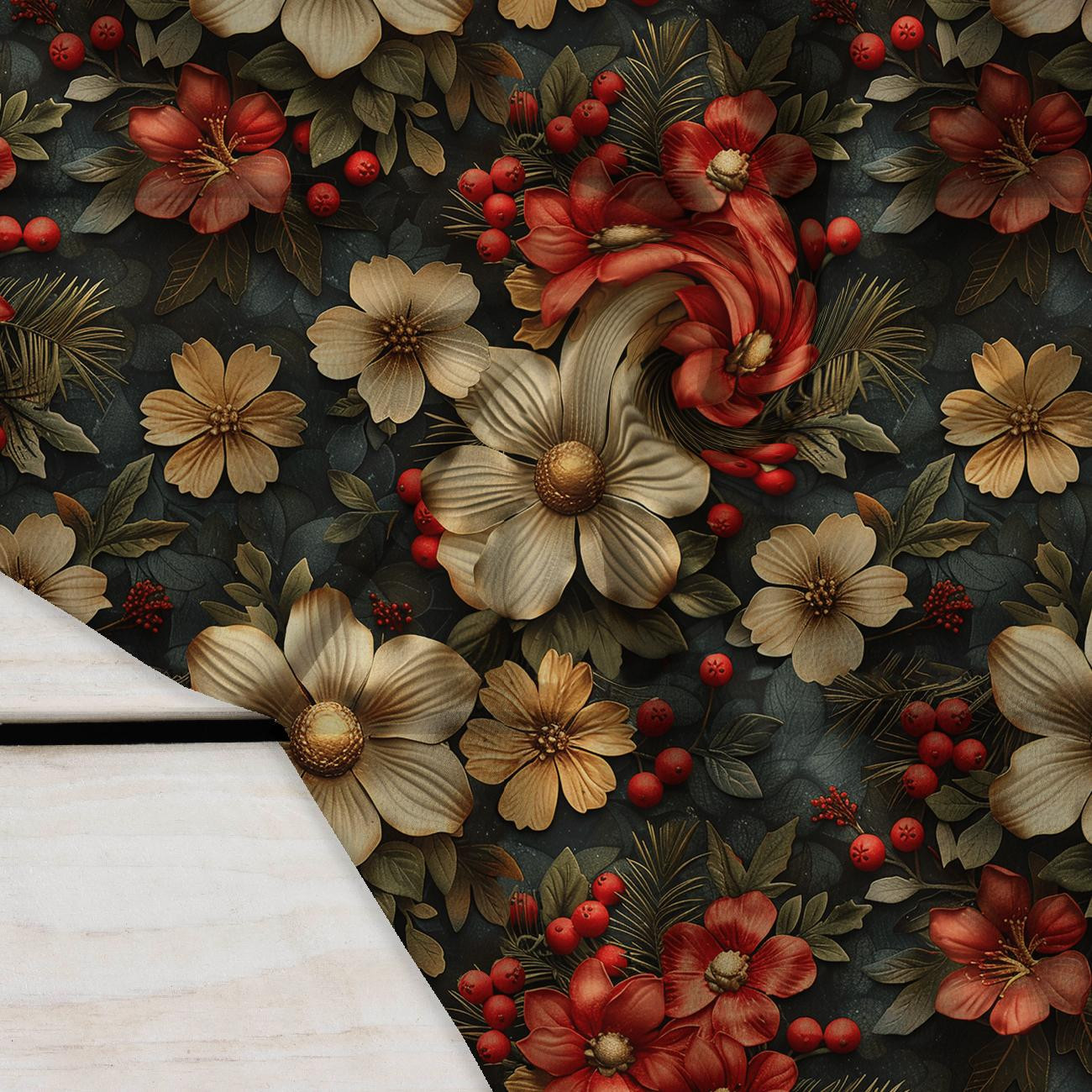 WINTER FLOWERS WZ.17 - Crepe