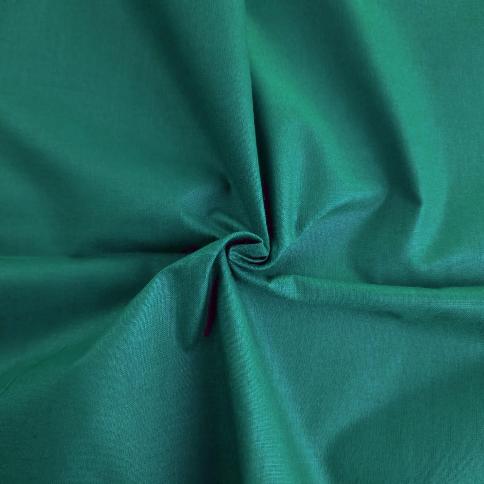 GREEN - Cotton woven fabric