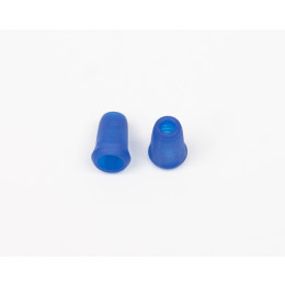 Plastic Cord Ends 17mm - cornflower