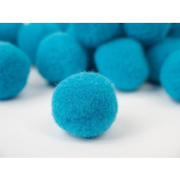 Pomponik turquoise