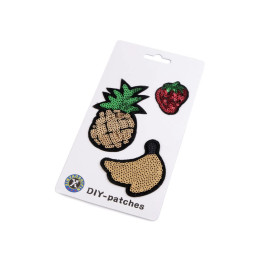 Iron-on set 3 pieces - fruits
