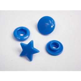 Fasteners KAM stars 12 mm cornflower 10 sets