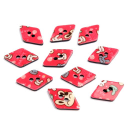 Kids button decorative Diamond